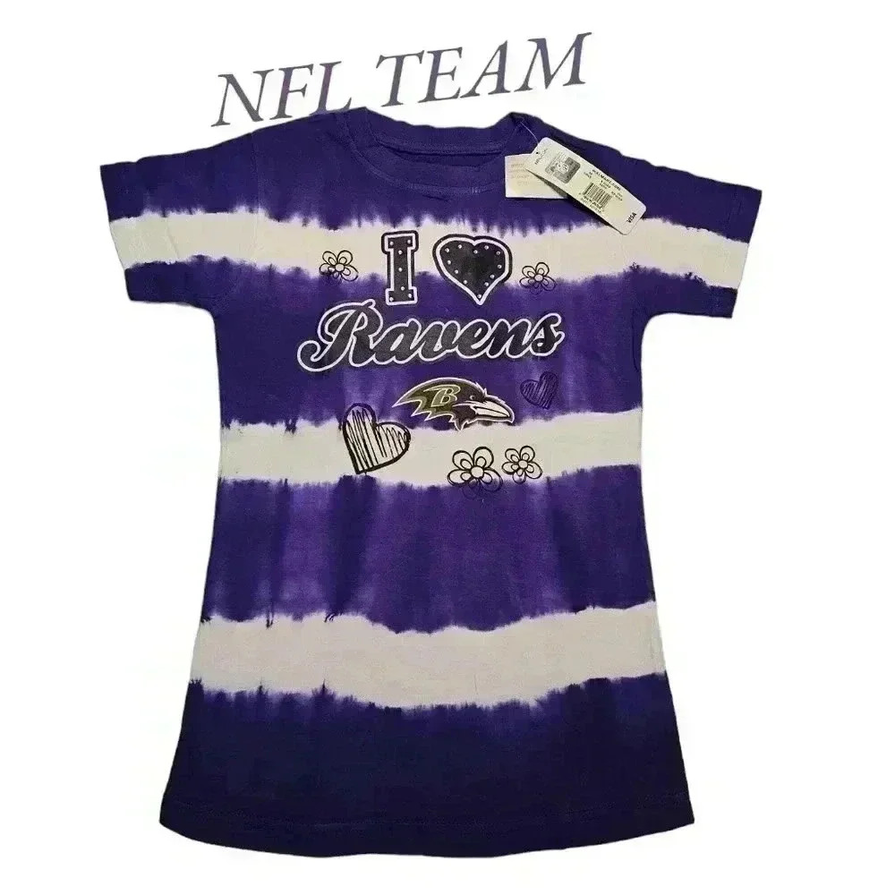 NFL Ravens Tee-shirt L(10-12) NWT